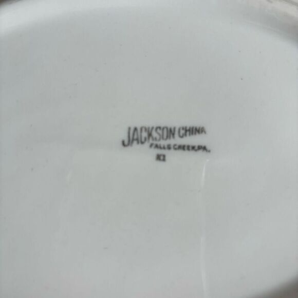 Jackson China Falls Creek Pa 9” x 7 1/4” Platter - Picture 5 of 5